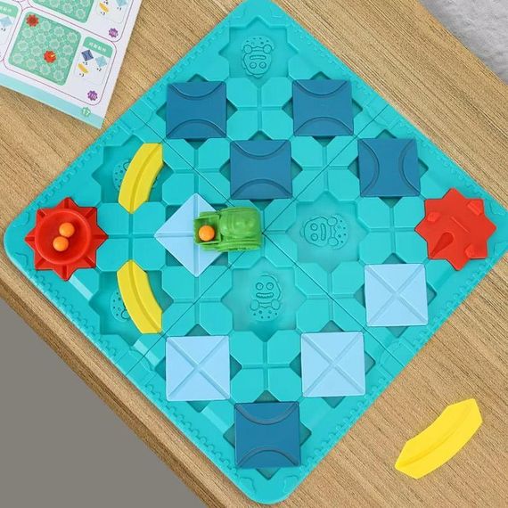 Настольная интерактивная игра Ummi BS779 Logical Road Builder (Mini) Green | Зображення 1