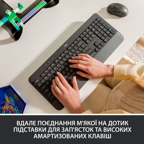 Клавіатура Logitech Signature K650, UA, Graphite (920-010945) | Зображення 1