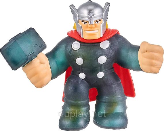 Heroes of Goo Jit Zu Licensed Marvel Hero Pack - Thor. Герої Гуджитсу: Фігурка-тягучка Тор. Оригінал | Зображення 1