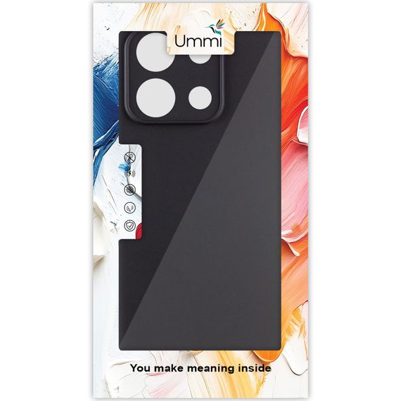 Чохол Silicone Cover Ummi Lakshmi Full Camera (AA) для Xiaomi Poco X6 / Note 13 Pro 5G Чорний / Black | Зображення 2