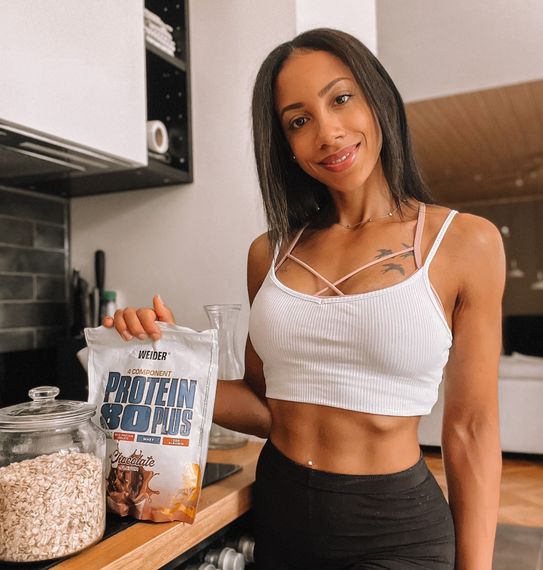 Протеин Weider Protein 80 Plus 500 g (Toffee-Caramel) | Зображення 3