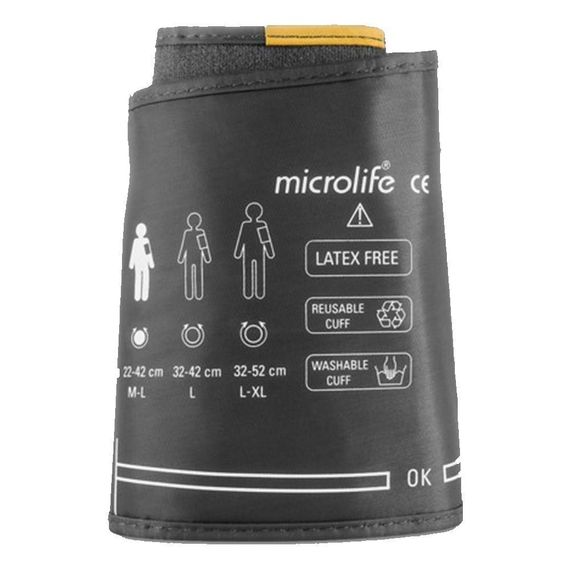 Манжета оригинал Microlife 22-42см + коннектор для автомат. и полуавтомат. тонометров с одной трубкой серая | Зображення 2