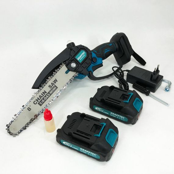 Пила для ремонту з акумулятором Krafftec, Дачна пилка, Ручна садова електропила, Акамуляторна пила JC-78 | Зображення 9