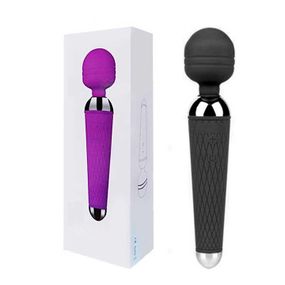 Вибратор "Волшебная палочка" USB - Черный – Вибраторы