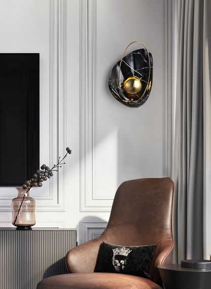 Бра LED 26308 Чорний 40х26х10 см. | Зображення 4