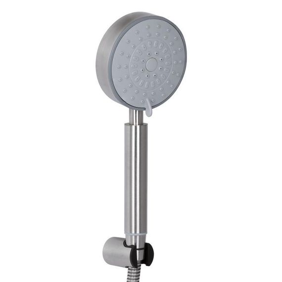 Змішувач для ванни Brinex Pure 006 з поворотним виливом (з душовим гарнітуром) Nickel BRIPUR006NKL | Зображення 4