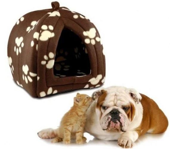 М'який будиночок для собак і котів Pet Hut White великий 35см х 40см XPRO (45609-_199) | Зображення 2