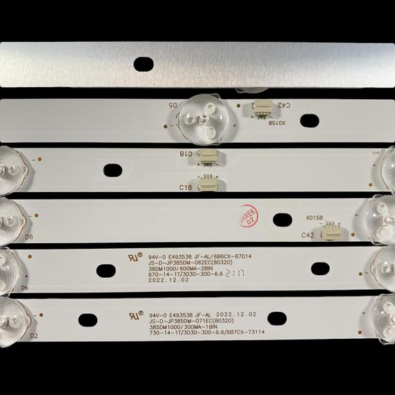 LED підсвітка TV 39-40" JS-D-JP385DM-062EC JS-D-JP385DM-071EC 385DM1000/600MA/300MA MS-L2095A/B 3шт. | Зображення 1