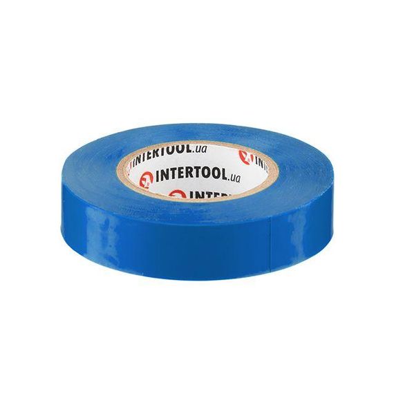 Стрічка ізоляційна 20 м синя — Купити в Харкові, Києві INTERTOOL IT-00201 | Зображення 1