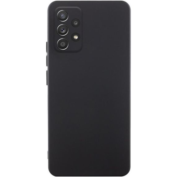 Чохол TPU GETMAN Liquid Silk Full Camera для Samsung Galaxy A52 4G / A52 5G / A52s Чорний / Black