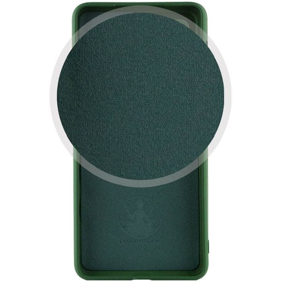 Чохол Silicone Cover Lakshmi Full Camera (A) для Oppo A58 4G Зелений / Dark green | Зображення 1