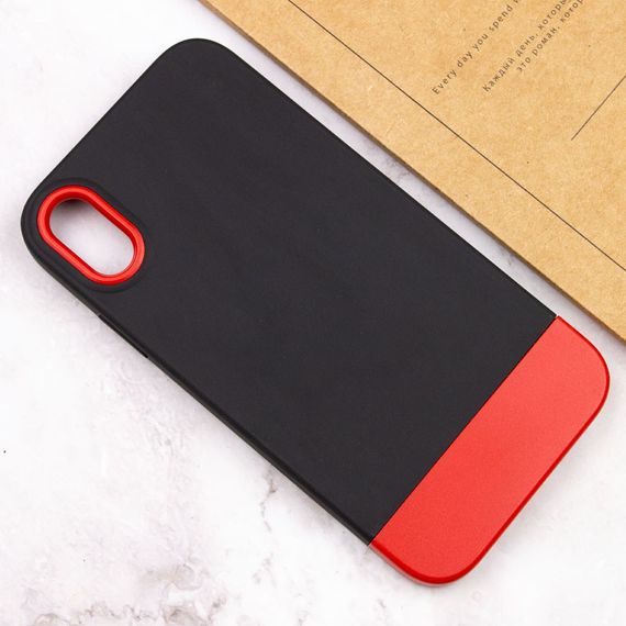 Чохол TPU+PC Bichromatic для Apple iPhone XR (6.1") Силікон, Black / Red | Зображення 3