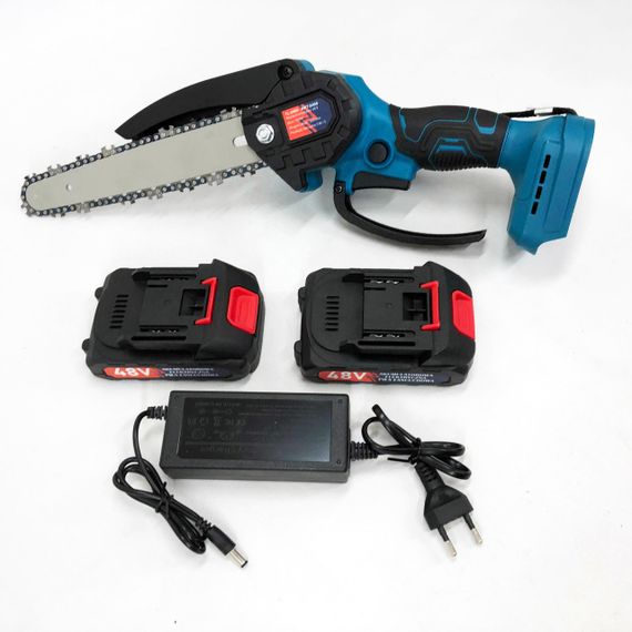 Професійна пила для деревообробки Domotec 8"(20см) 48 В, Легка ланцюгова електропила VH-31 | Зображення 9