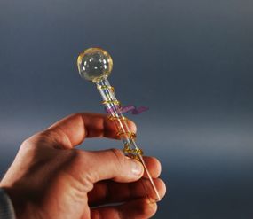 Стеклянная трубка Oil Candy Желтый