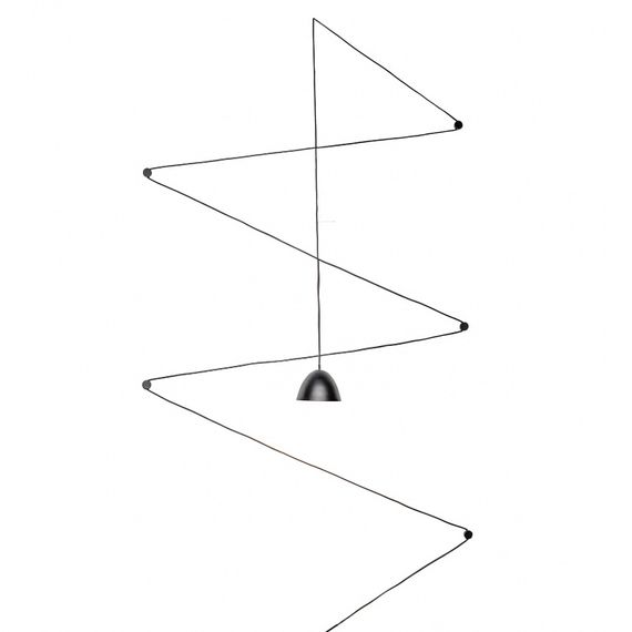 Люстра подвесная светодиодная 5W WW BK (BL-468S/1)