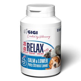 Вітаміни з заспокійливою дією для собак та котів GiGi Da-Ba Relax Plus 90 табл
