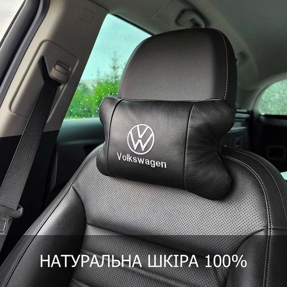 Автомобільна подушка для шиї Volkswagen 1шт, Подушка для салону авто, Подушки на підголовник AB-810 в машину | Зображення 4