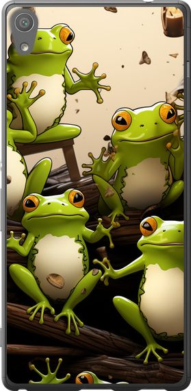 Чехол на Sony Xperia XA Ultra Dual F3212 Жабки "5656u-391-17620"