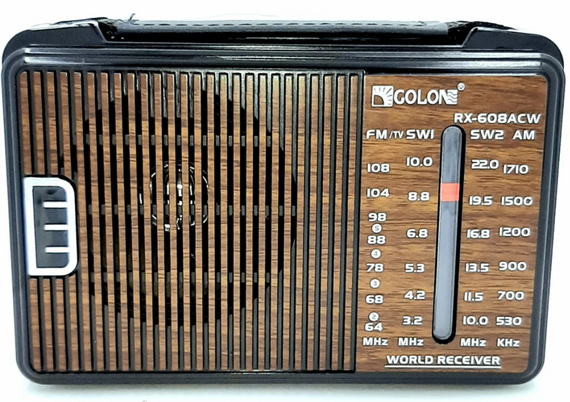 Радіоприймач Golon RX-608ACW AM/FM/TV/SW1-2 5-хвилиновий | Зображення 5