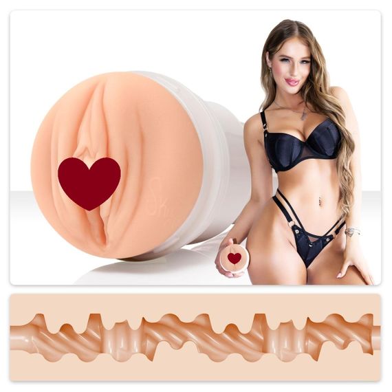 Мастурбатор Fleshlight Girls Sky Bri Celestial, со слепка вульвы модели, очень нежный Sex Aura