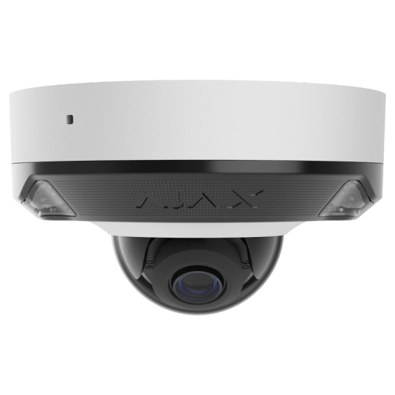 Ajax DomeCam Mini HL (8 Mp/2.8 mm) white IP відеокамера - Камери