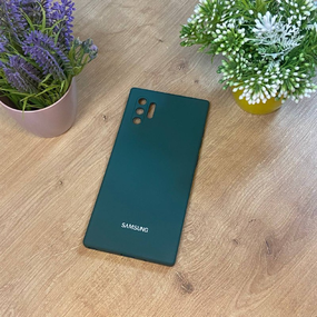 Чехол Samsung Note 10+ софт тач Зелений