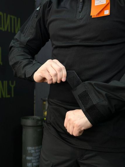 Тактичний Військовий Убакс Чорний 4.5.0 Покращений Black Under Body Armor Combat Shirt | Зображення 6