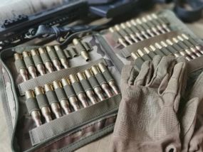 Патронташ для 308 Win, 6.5 Cr, 243  на 80 шт GEN 3 з карманом та моллі