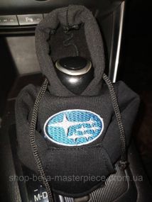 Чехол кофта Худи аксессуар на КПП Car Hoodie субару Subaru черный подарок автомобилисту 10070