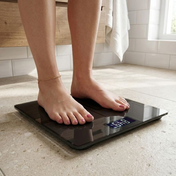 Весы напольные электронные стеклянные аккумуляторные Adler AD 8194 stripes до 180 кг с высокой точностью | Зображення 6