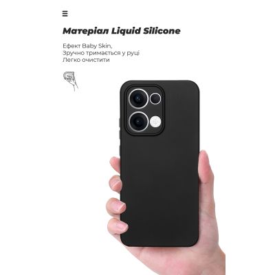 Чехол для мобильного телефона Armorstandart ICON OPPO Reno13 5G Camera cover Black (ARM81889) | Зображення 6