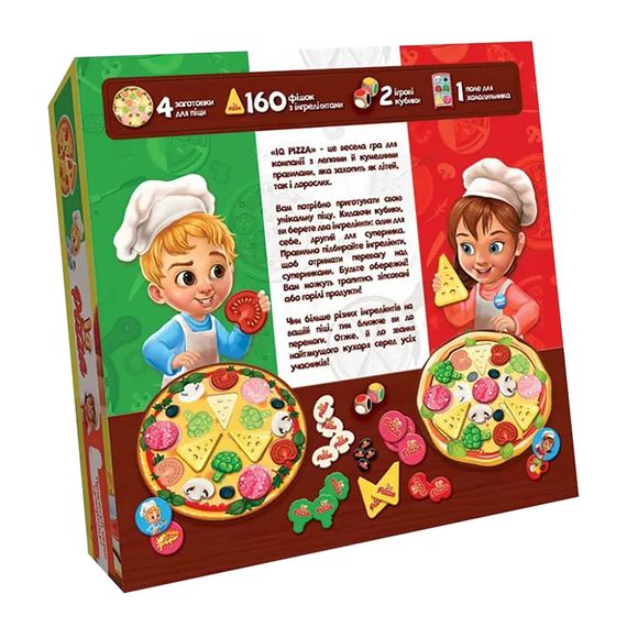 Симейная настольная игра "IQ Pizza" G-IP-01U на укр. языке | Зображення 1