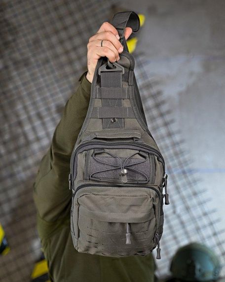 Тактична сумка нагрудна laser grey ПП4626 | Зображення 6