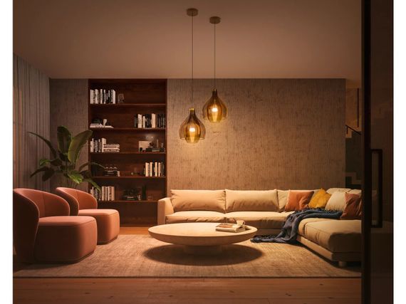 Лампа Philips Hue розумна E27, 11W(60Вт), 2200K-6500K, Tunable white, ZigBee, Bluetooth, димування (929002468401) | Зображення 1