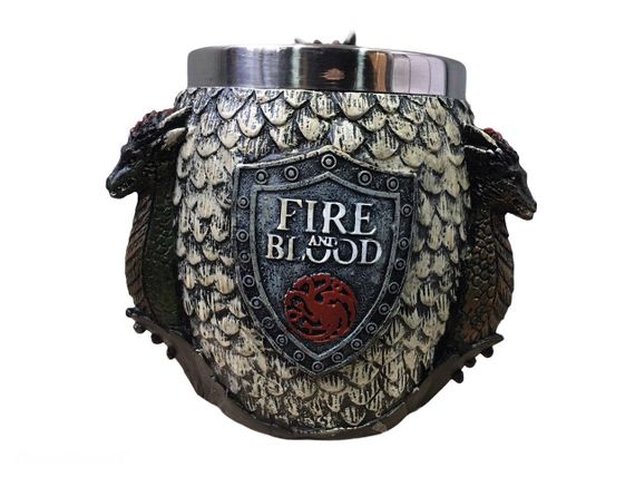 Кухоль Чашка Гра Престолів Fire and Blood Targaryen 3D Будинок Таргарієн Таргарієнси | Зображення 7