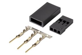 Коннекторы AMASS для сервоприводов JR Male позолоченные 100 шт