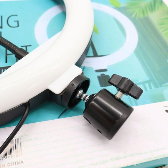 Кольцевая лампа 26 см с креплением для телефона Ring Fill Light / Светодиодная LED лампа | Зображення 9