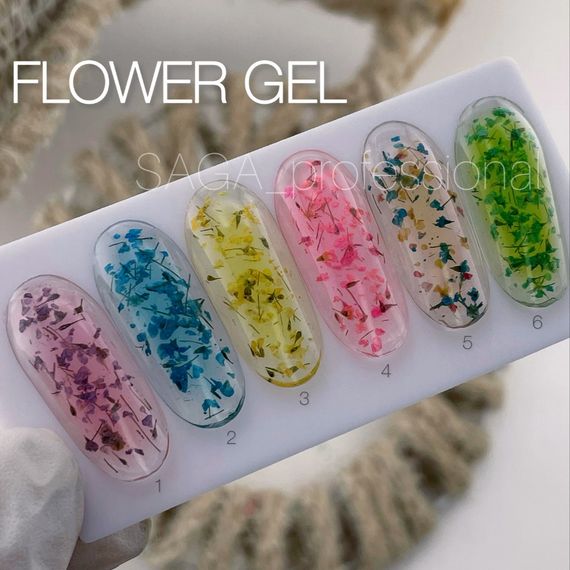 Гель з сухоцвітами SAGA Flower Gel №09 5мл | Зображення 5