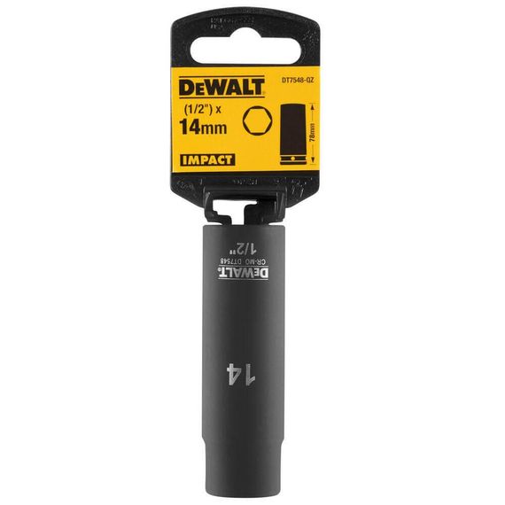 Головка торцевая ударная длинная 14мм IMPACT DeWALT DT7548 | Зображення 1