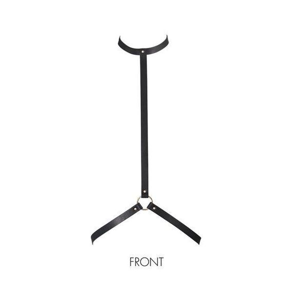 Портупея Bijoux Indiscrets MAZE - I Harness Black, екошкіра, дуже стильна sexstyle