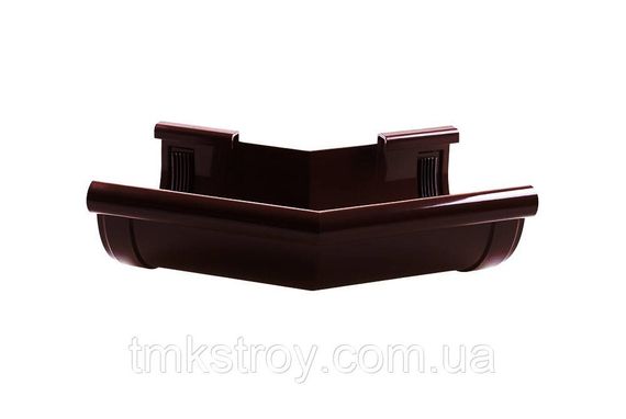 Угол наружный 135° для желоба водосточной системы Profil (Профиль) 130/100, Коричневый