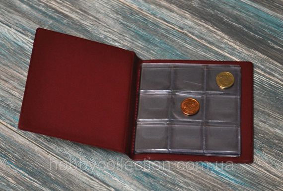 Альбом для монет (на 72 монети) - MARCIA, Schulz (комірка 29х29 мм)