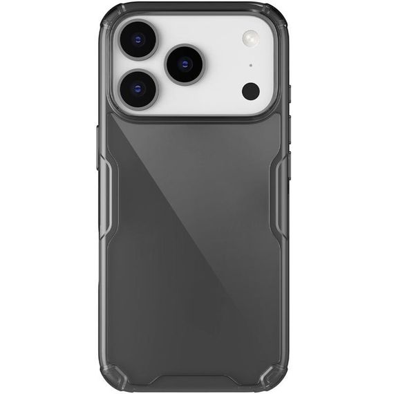 TPU чохол Nillkin Nature Pro Series для Apple iPhone 17 Pro (6.3") Чорний (прозорий) | Зображення 2