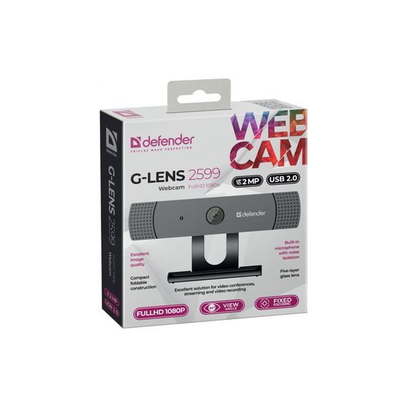 Веб-камера Defender G-lens 2599 FullHD 1080p (63199) | Зображення 9