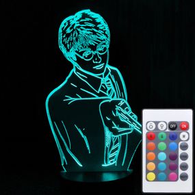 Акриловий світильник-нічник з пультом 16 кольорів Гарі Потер tty-n001575