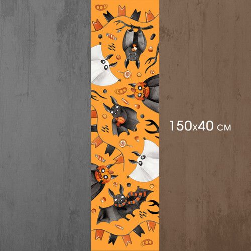 Доріжка на стіл Хелловін 150x40 см (DR__23S011) | Зображення 1