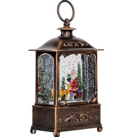 Новорічний нічник вінтажний ліхтар XMAS WDL-24073A 27 см (47695-10098_989) | Зображення 5