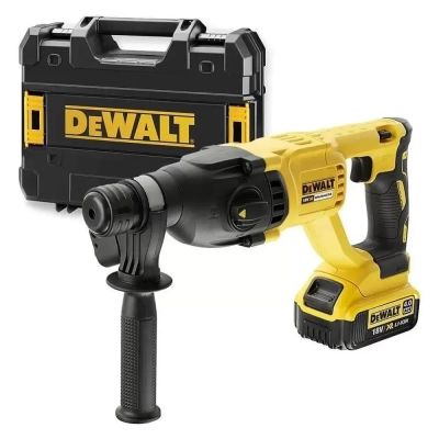 Перфоратор DeWALT бесщёточный, SDS-Plus, 18 В, 2.6 Дж, 3 реж. кейс (DCH133M1) | Зображення 4