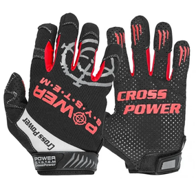 Рукавички для кросфіту з довгим пальцем Power System PS-2860 Cross Power Black/Red M