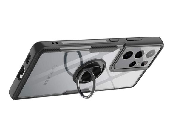 Чохол Primolux Ring Magnetic Stand для Samsung Galaxy S21 Ultra (SM-G998 / G9980) - Black | Зображення 2